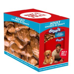 Drools Chicken Chunks Gravy in Adult