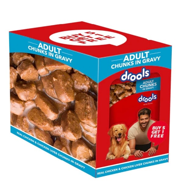 Drools Chicken Chunks Gravy in Adult