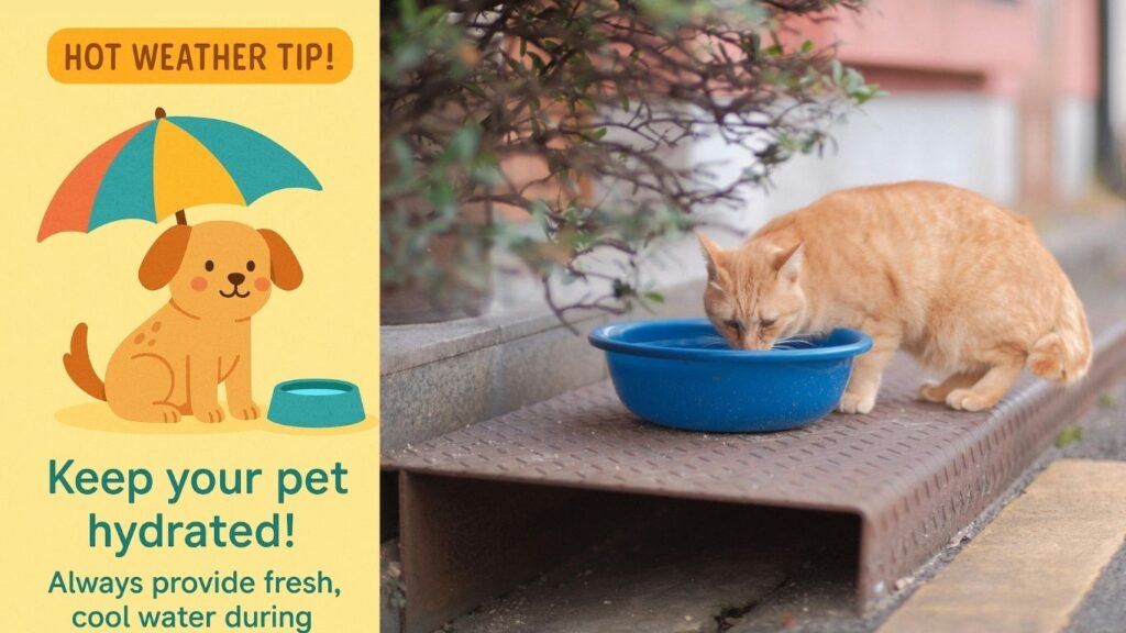 Hot weather tips for pets