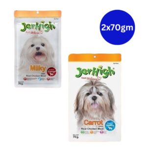 JerHigh Chicken Milky Carrot Dog Treat Combo